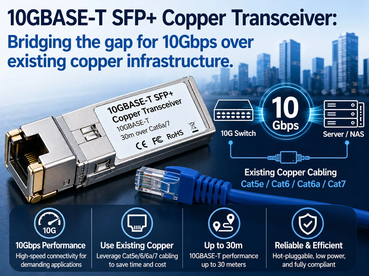 10GBASE-T SFP+ Module: Copper Transceiver Deployment Guide