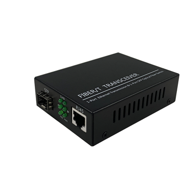 10/100/1000Base Media Converter Fiber Transceiver